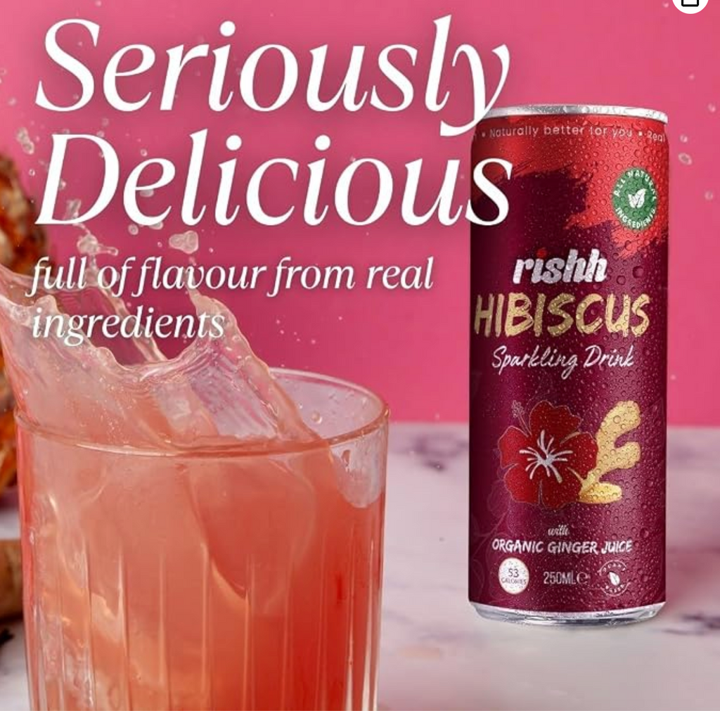 Sparkling Hibiscus energy drink